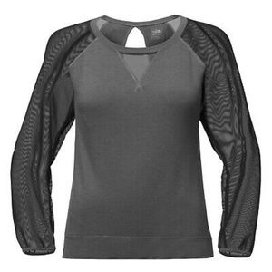 The North Face Pullover Black Top XL NWT Grey Blk